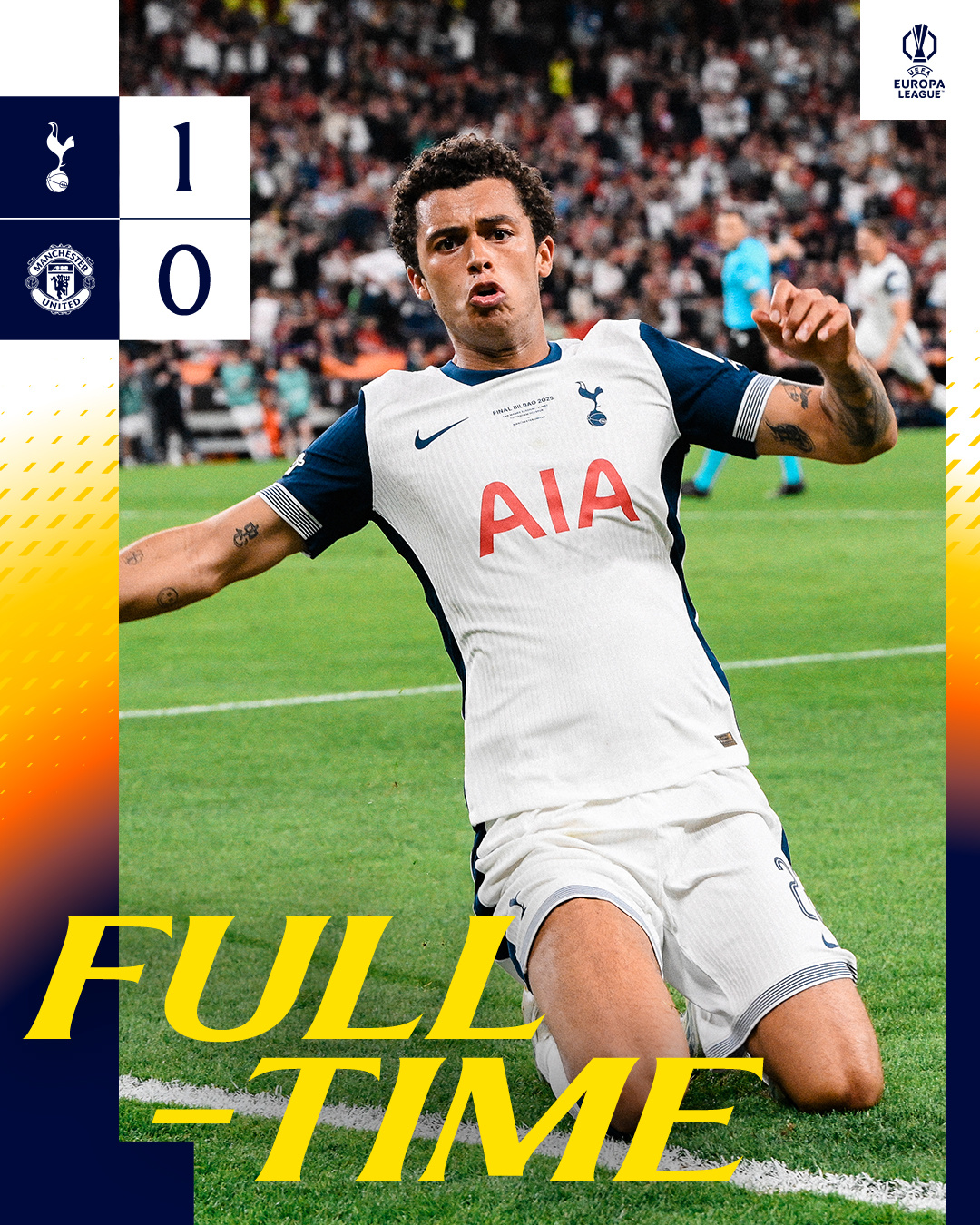 孙兴慜：我是热刺传奇，带领热刺夺得欧联杯并