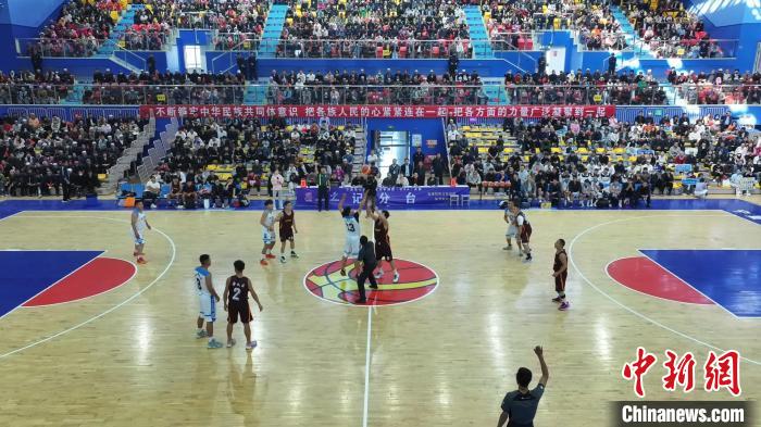宁夏红寺堡区举办第七届农民篮球争霸赛决赛 激