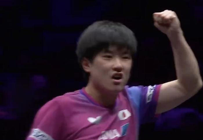 张本智和逆转林昀儒复仇成功 重庆赛半决赛迎战